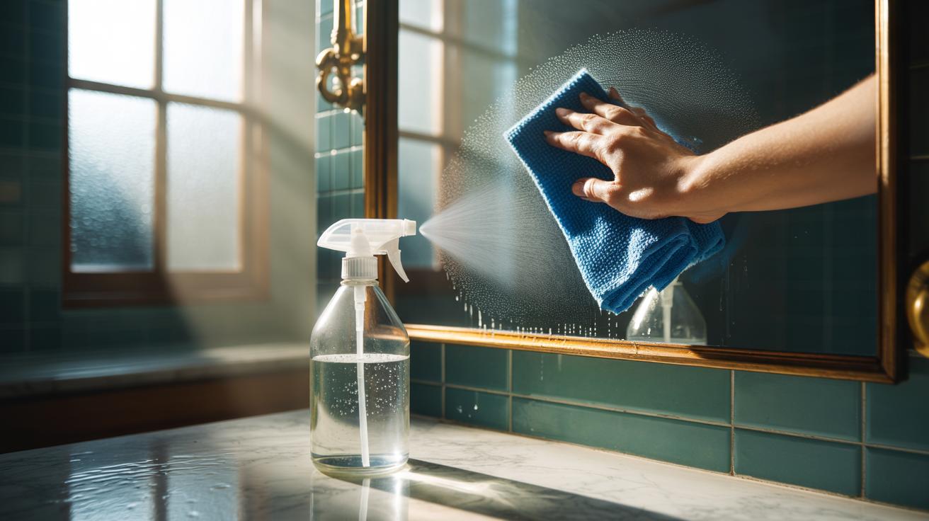 Quick Fix for Streak-Free Mirrors: Why Vinegar Works in Under 1 Minute